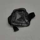 Clear Bag for Stadium Events Approved Clear Purses for Women Crossbody Transparent Bag Stadium Bags for Concert Sport (1-2c Black)