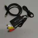 Tengchi RCA to HDMI Converter, Composite to HDMI Adapter Support 1080P PAL/NTSC Compatible with PS one, PS2, PS3, STB, Xbox, VHS, VCR, Blue-Ray DVD Players