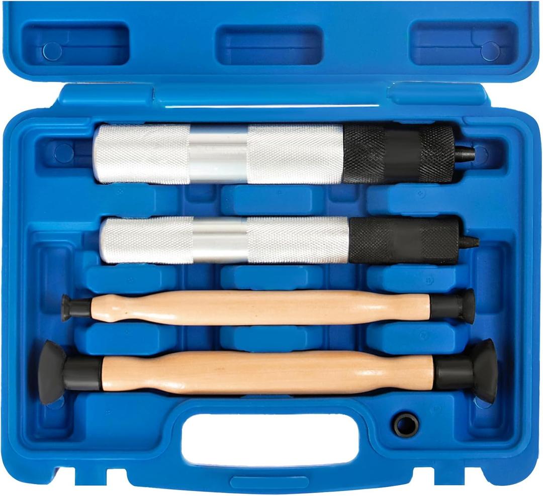 SIXIWANZI Valve Spring Compressor Tool Kit, 4PCS Valve Keeper Remover Installer Set