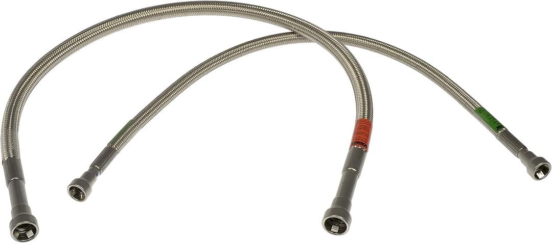 Dorman 819-801 Flexible Stainless Steel Braided Fuel Line Compatible with Select Chevrolet/GMC Models (OE FIX)