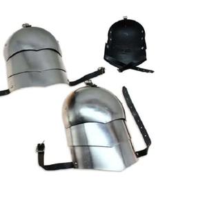 Medieval Pauldron Set Pair Plate Armor Carbon Steel Real Adult Size