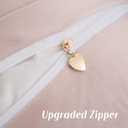 FUTEI Pink Chenille Throw Pillow Covers 22x22 Inch Set of 2,Soft Cozy Bound Edge Design Cushion Case,Home Decor for Couch Bed Living Room