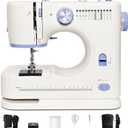 Beginner-Friendly Mini Sewing Machine with 12 Built-in Stitches, Sewing Machine with Foot Pedal, Portable, High-Low Speeds, Perfect for Sewing Enthusiasts