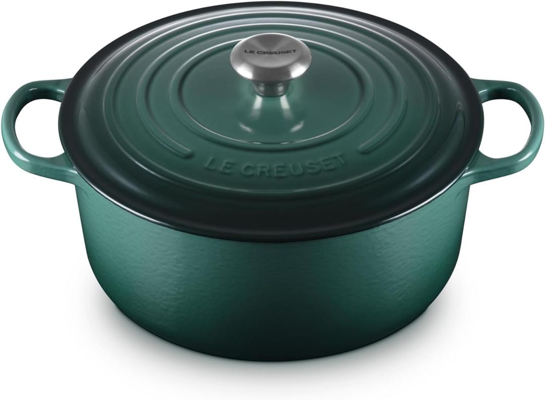 Le Creuset Enameled Cast Iron Signature Round Dutch Oven, 7.25 qt., Artichaut