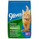 9Lives Indoor Essentials Dry Cat Food for Adult Cats with Chicken & Salmon Flavors, 3.15 lb. Bag (Pack of 4)