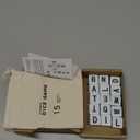 Crossword Dice Game, Word Game, 15 Large Letter Dice, Word Dice Game for Family Games, Travel & On-The-Go Fun