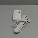 Flat Extension Cord 15 ft, NTONPOWER Surge Protector Power Strip with 6 Widely Outlets 4 USB Ports(2 USB C), Flat Plug, Wall Mounted, Side Outlet Extender for Indoor, Home Office, Dorm Room Essentials