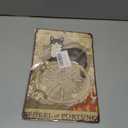 2 x Vintage Cat Tin Sign Retro Tarot Card Metal Sign Poster Wall Art Decor Bathroom Dorm Room Home Decor - Wheel Fortune