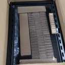 Tecmojo 18U Wall Mount Rack Network Cabinet for 19" IT Equipment, with Lockable Mesh Door and Side Panels, Cooling Fan, Black, 17.7inch Depth for AV/ Computer/ Electronics Equipment Data Rack