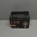 LED Dimmable Edison Light Bulbs 4W, 2200K-2400K Warm White (Amber Glass) ST64, E26 Base Pack of 6