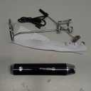 Maestri House Rechargeable Milk Frother with Stand, LunaFro Handheld Electric Foam Maker Waterproof Detachable Stainless Steel Whisk Drink Mixer Foamer for Lattes, Cappuccino BLACK