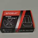 Sposuit M12x1.5 Lug Nuts - Replacement for 2001-2023 Ford Escape, 2003-2018 Focus, 2006-2020 Fusion, 2008-2024 Dodge Journey,1991-2007 Caravan, 1994-2014 Avenger - Closed End Chrome Lug Nut(20 Pcs)