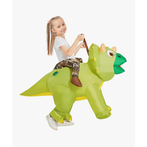 GOOSH Inflatable Dinosaur Costume Kids Triceratops Costume Halloween Dinosaur Blow up Costumes Kids Dinosaur Costumes Toddler