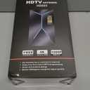 2026 Upgraded TV Antenna Indoor Outdoor, 2200+ Miles Long Range HDTV Antenna with Amplifier Signal Booster, 26FT Coaxial Cable for Local Channels 4K 8K 1080p,Digital Reception for Smart & Older TVs (Compact, Black)