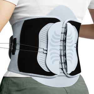 SAKIMA Back Brace for Lower Back - Back Support Brace for Lower Back Pain Relief with Pulley System, Lumbar Support Belt for Men & Women with Side Lumbar Pad for Herniated Disc, Sciatica (30-40 inch)