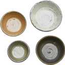 Stoneware Bowls with Reactive Glaze Finish, Set of 4