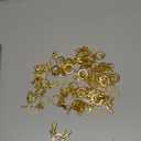 100 Pcs Lanyard Snap Hooks and Key Rings with Chain and Jump Rings for Keychain Lanyard DIY Jewelry Crafts Accessories Gold(50 Swivel Snap Hooks +50 Flat Key Ring with Chains)