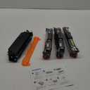 210A 210X Toner Cartridges 4 Pack High Yield Compatible for HP 210A Toner Cartridges Work for HP Color Laserjet MFP 4301fdw 4301fdn Pro 4201dw 4201dn Series Printer W2100A W2100X (with Chip)