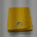 Yellow Blackout Curtains/52 x 63 Inch/Set of 2 Panels Room Darkening Curtains
