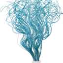 Glitter Curly Ting Ting Branches Christmas Branches Vase Filler Artificial Curly Twigs for Christmas Tree Garland Wreath Decoration, Craft Vases Home Garden Decoration (Blue, 36 Pieces)