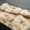 Blissful Diary Baby Play Mats for Floor, 71x59 Inch Extra Thicker & Large Soft Cushioning Foam Playmats for Babies and Toddlers, Foldable Washable Baby Crawling Mat for Playpen, Earth Tones Design