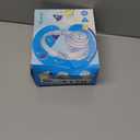 iClever BTH12 Kids Bluetooth Headphones,Colorful LED Lights Kids Headphones Wireless,74/85dBA Safe Volume,85H Playtime,Fast Charging,Bluetooth 5.2,Over Ear,Built-in Mic for iPad/Tablet/Airplane,Blue