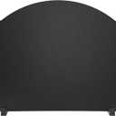 22" Fireplace Back Plates With Feet, Lightweight Firebacks, Iron Reflector Plate, Heat Reflector, Wall Protection, Heat Resistance up to 1400F