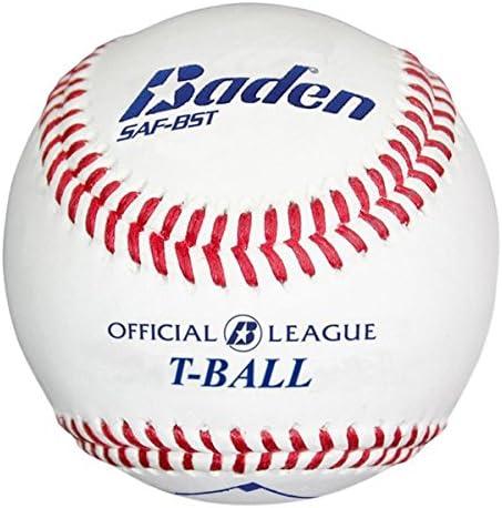 Baden T-Ball Safety Baseball | Sponge Rubber Center | Ideal for Young Players, Promoting Safety and Skill Development in T-Ball Games and Practice | One Dozen (Official)
