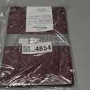 BYCeKe for MacBook Pro 14 inch Case 2026-2021 M5 M4 M3 M2 M1 A3434 A3112 A3185 A3401 A2918 A2992 A2779 A2442,Checkered Textured Cream Leather Hardshell&Keyboard Cover for Mac Pro14,Checkerd Burgundy