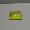 Rabenda 12 Pcs Rug Tape, Non Slip Rug Pads Grippers for Hardwood Floors and Tiles, Reusable Carpet Tape for Area Rugs, Double-Sided Adhesive Rug Stickers Keep Corners Flat (Black)