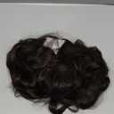 Long Brown Wavy Wigs for Women Middle Part Dark Brown Wig 26 inch Natural Wave Synthetic Wig Heat Resistant Fiber Wigs for Daily Party Use