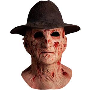 A Nightmare On Elm Street 4 Freddy Adult Latex Costume Mask w/Hat