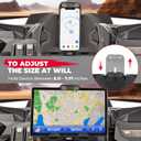 KEMIMOTO Electronic Device Holder Compatible with Can-Am Maverick Sport Trail 2019-2025, Commander GPS Tablet Mount 2021-2025 Storage Box, Replace OEM 715005212