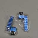 t track stop block 3-Inch Fence Flip Stop for Woodworking, Blue 2 Pack