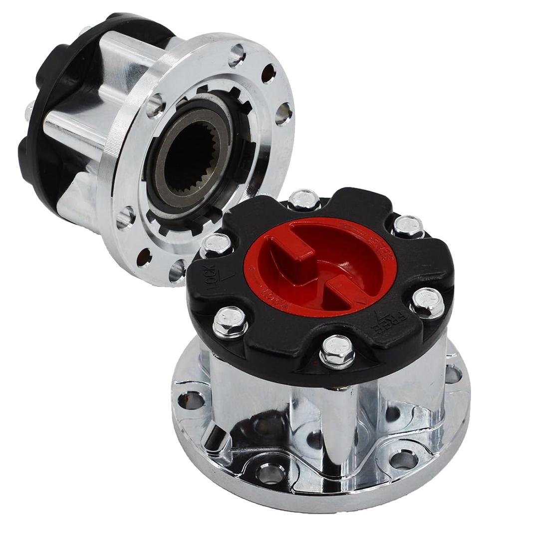 Manual Wheel Locking Hubs 26 Spline 43509-35030 Replacement for 1983-1998 Toyota T100 4Runner Pickup Truck, 2 Piece