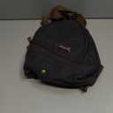 KL928 Canvas Sling Bag - Small Crossbody Backpack Shoulder Casual Daypack Rucksack for Men Women(Large Version,Black)