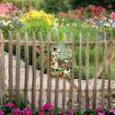 3 x Funny Decor Sign, I Just Want to Work in My Garden and Hang Out With My Chickens, Aluminium Metal, 12"x8", Birthday Gift Vintage Sign for Home Front Back Yard Kitchen Women Grandma Mom (S-002)