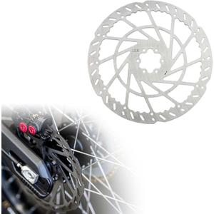 Rear Brake Disc - PSLER Motorcycle Brake Rotor for Electric Dirt Bike Compatible with Talaria Sting X3 MX3,1 Piece, Chrome