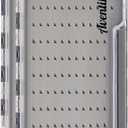 Aventik Waterproof Fly box,Waterproof Floating Fishing Lure Box (Large, Grip Foam Fly Box)