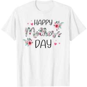 Happy Mothers Day Shirts for Women, Mom Tshirt Grandma Gift T-Shirt, Size: M