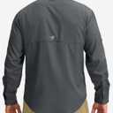 G Gradual Men's Long Sleeve Sun Protection Fishing Shirt with Zipper Pockets UPF 50+ Lightweight Cool Sun Shirts for Men Hiking Outdoor Casual (XL)