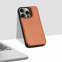 Arae Compatible for iPhone 15 Pro Max Case with Card Holder - Wallet Case with PU Leather Card Pockets Back Flip Cover for iPhone 15 Pro Max 6.7 inch - Litchi Brown