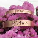 ABBECIAO Copper Cuff Bracelet Blanks for Metal Stamping and Engraving (16 Ga.) 1/4" x 6"- Pack of 6
