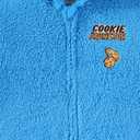 Sesame Street Cookie Monster Boys Cosplay Hooded Coverall with 3D Eyes for Infant and Toddler (Blue, )