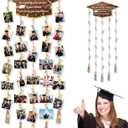 Palksky Graduation Picture Display Graduation Gifts for Him Her, Graduation Picture Frame with Tassel Holder for Best Friends Women, Hanging Photo Display for High School College Graduation Party