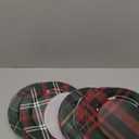 Certified International 22925SET6 Christmas Plaid 10.75" Dinner Plate, Set of 6 Assorted Designs, One Size, Multicolor