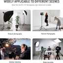 NEEWER Photography Light Stand, 7 Feet / 210cm Aluminum Alloy Photo Studio Tripod Stands for Video, Portrait and Photography Lighting, Reflectors, Soft Boxes, Umbrellas, Backgrounds (2 Pieces)