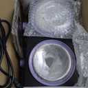 Professional Waxing Kit Wax Warmer Double Pot Wax Heater Machine for Hair Removal, Large Waxing Pot for Spa Salon Beauty Esthetician Home, with Non-Stick Easy Clean Pot, 50 Sticks & 20 Collar, Black