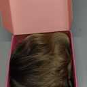 LEEONS 16 Inch Medium Length Wavy Ombre Ash Blonde Synthetic Wig with Adjustable Bands for Women  Natural Middle Part Design for Daily Wear, Parties, or Halloween