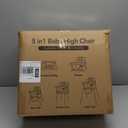 3 in 1 Baby High Chair, Bellababy Adjustable Convertible Chairs for Babies and Toddlers, Compact/Light Weight/Portable/Easy to Clean (Grey)